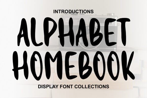 Alphabet Homebook: A Premium Font for Elegant Campaigns