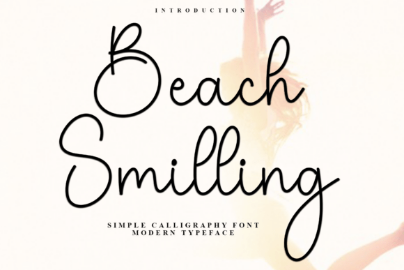 Beach Smilling: A Friendly Font for Creative Branding