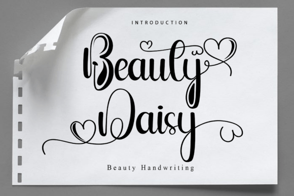 Beauty Daisy: A Graceful Font for Elegant Campaigns
