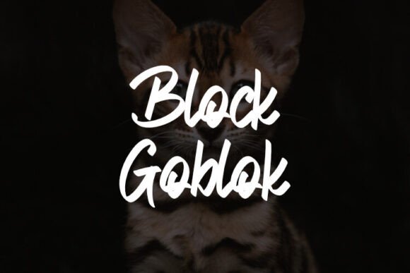Block Goblok: A Unique Typeface for Creative Branding