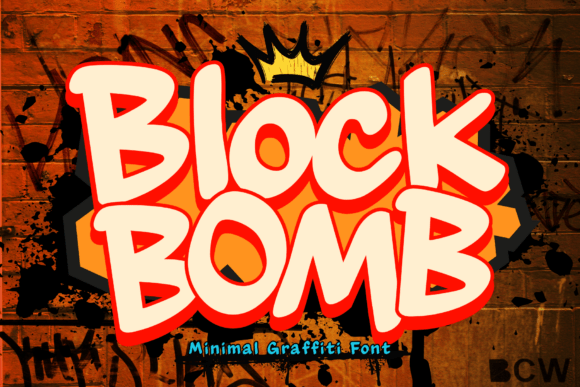 Blockbomb: A Playful Graffiti Font for Dynamic Campaigns