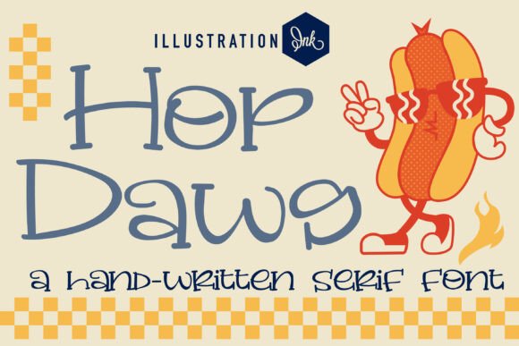 Boost Your Brand with Hop Dawg: A Whimsical Hand-Crafted Font