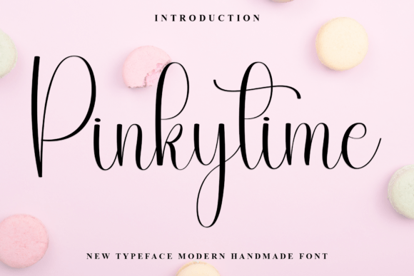 Bring Charm to Your Creations with Pinkytime Font