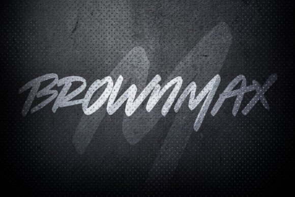 Brownmax Font: Bold Brush Script for Digital Marketing