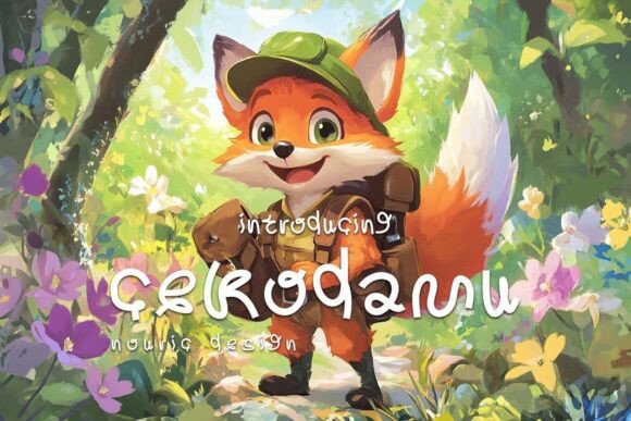 Cekodamu: A Bold and Playful Display Font for Web Design