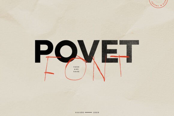 Discover Povet: A Stylish Font Duo for Crafters and Creators