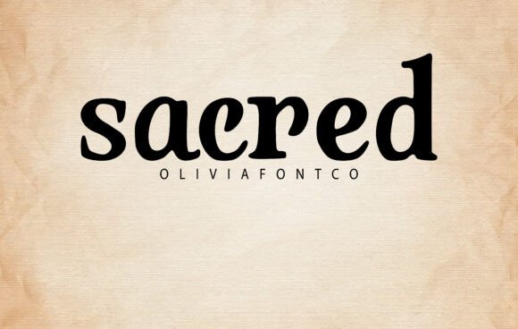 Discover Sacred: A Versatile Font for Creative Branding