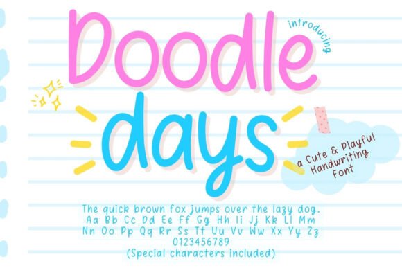 Doodle Days Font Review: Playful Type for Campaigns