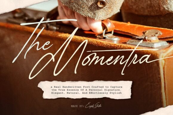 Enhance Your Brand with Momentra: A Stylish Script Font