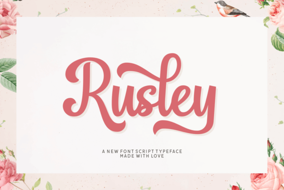 Enhance Your Brand with Rusley: A Graceful Script Font