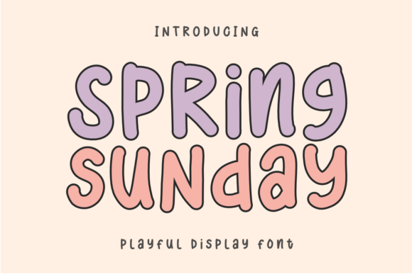 Enhance Your Brand with Spring Sunday Font