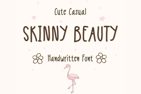 Enhance Your Web Design with Skinny Beauty Handwritten