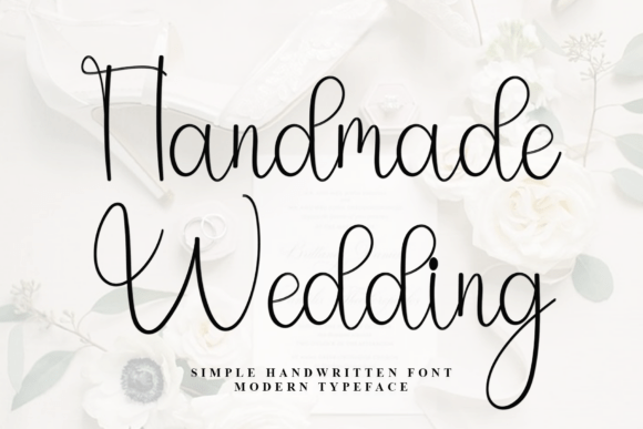 Handmade Wedding: The Perfect Script Font for Crafters