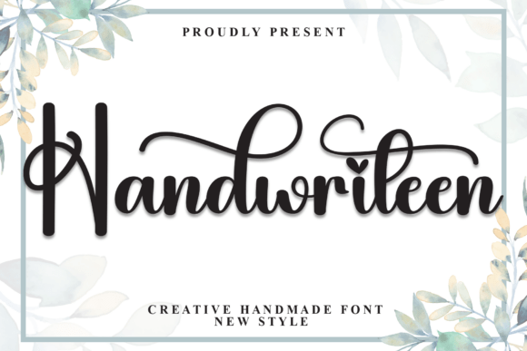 Handwriteen: A Charming Font for Your Brand's Visuals