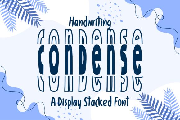 Handwriting Condense Stacked: A Modern Typeface for Web Design
