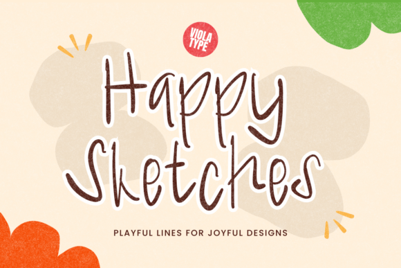 Happy Sketches: A Playful Handwritten Font for Creative Branding