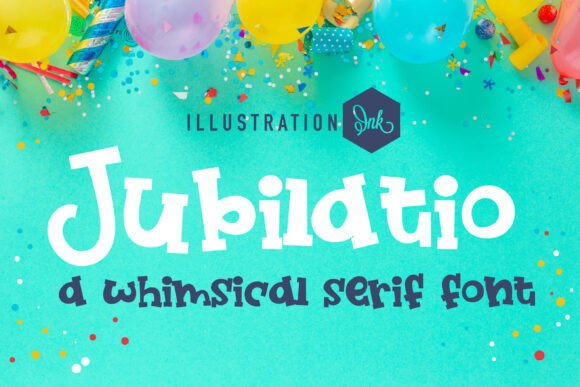 Jubilatio: A Whimsical Font for Handmade Creations