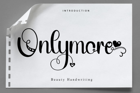 Onlymore Font: Elevating Web Design with Modern Script