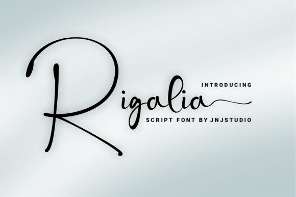 Rigalia Font: Elevating Campaign Visuals with Elegant Script