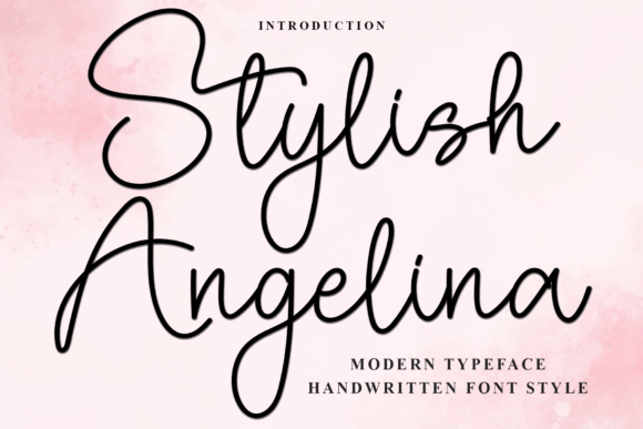 Stylish Angelina: A Perfect Font for Engaging Web Design