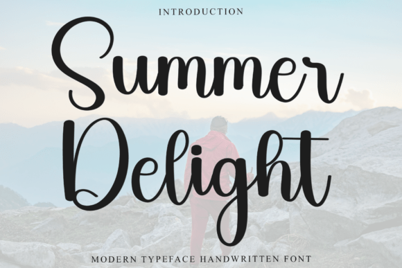 Summer Delight: A Charming Font for Craft and Design