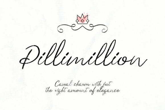 Transform Your Brand with Pillimillion: A Graceful Typeface