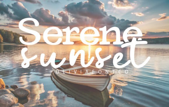 Transform Your Brand with Serene Sunset: A Versatile Font Duo
